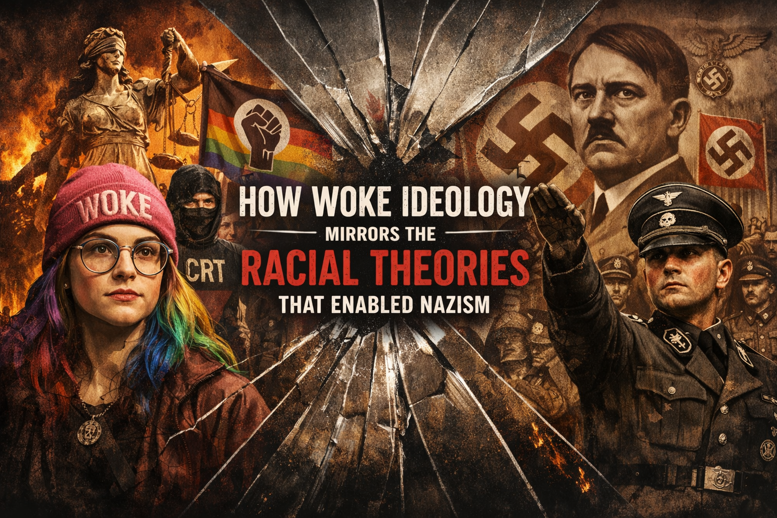 How Woke Ideology Mirrors the Racial Theories That Enabled Nazism